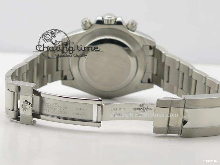 JF Sec@9 Bracelet Edition On Daytona A7750 Dial SS 116520 Black 0314